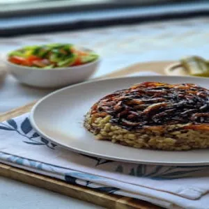 Mujaddara (Lentils and Rice) recipe