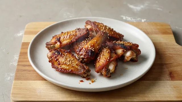 Oven-Crisped Gochujang Sesame Wings