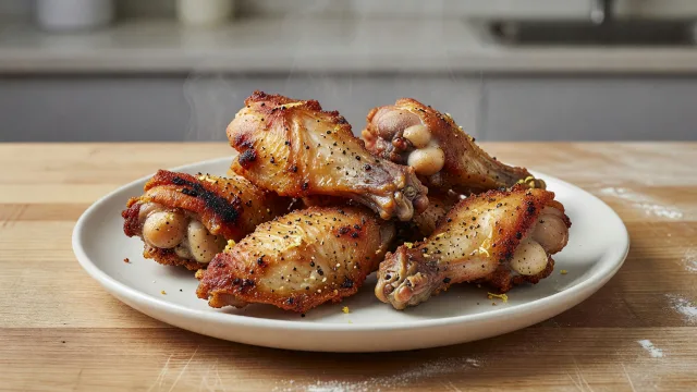 Oven-Crisped Lemon Pepper Wings