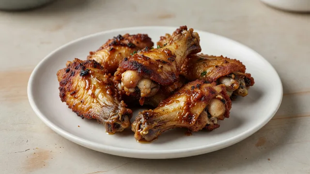 Oven-Crisped Maple Chipotle Wings