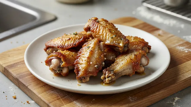 Oven-Crisped Miso Butter Wings