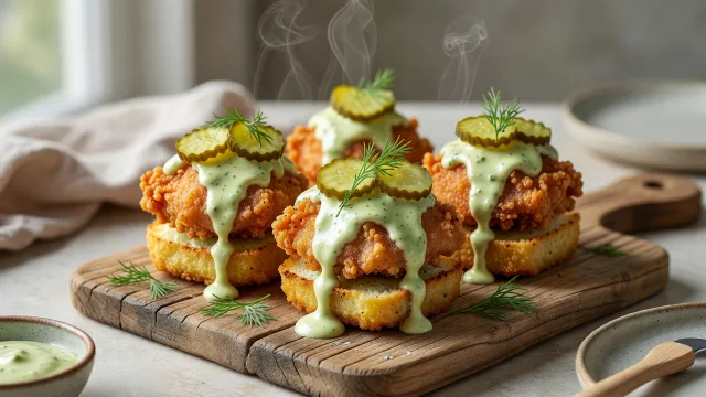 Pickle Martini Chicken Sliders
