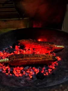 Pioneer Skillet Corn and Lard Cakes