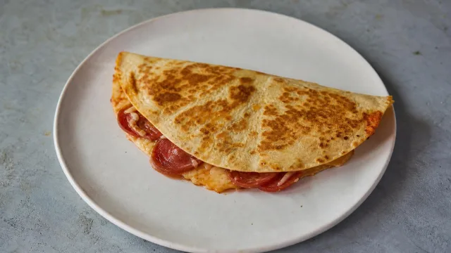 Pizza Grilled Cheese Crunch Wrap