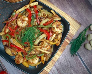 Sheet Pan Salmon With Vegetables