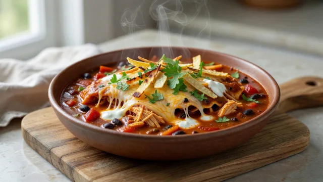 Slow Cooker Enchilada Soup