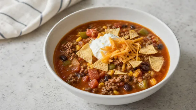 Slow Cooker Taco Soup