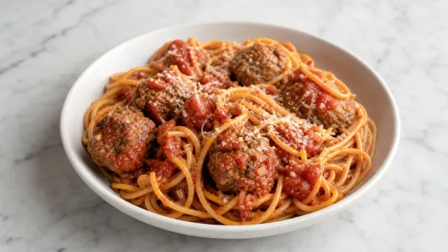 Spaghetti and Meatballs