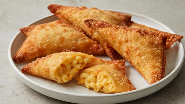 Spicy Mac & Cheese Eggrolls