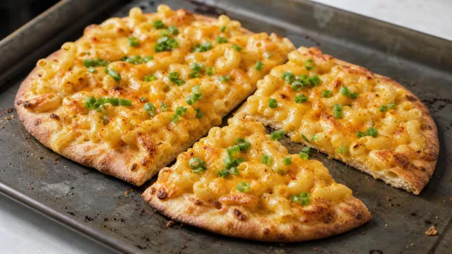 Spicy Mac & Cheese Flatbread