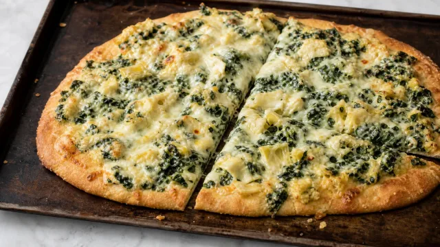 Spinach and Artichoke Pizza