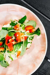 Spinach Salad with Warm Bacon Vinaigrette
