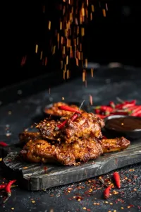 Sticky BBQ Chicken Thighs