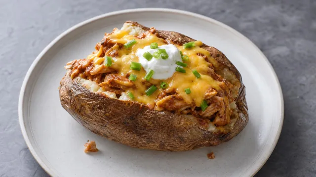 Stuffed BBQ Baked Potatoes recipe