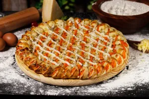 Stuffed Cheese Pizza Pretzel Logs recipe