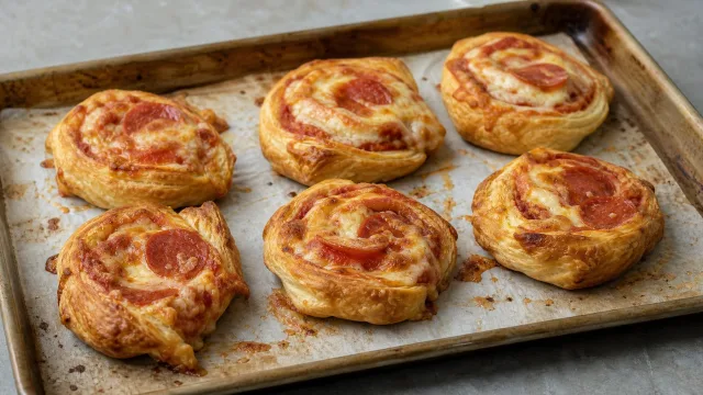 Stuffed Pizza Croissants