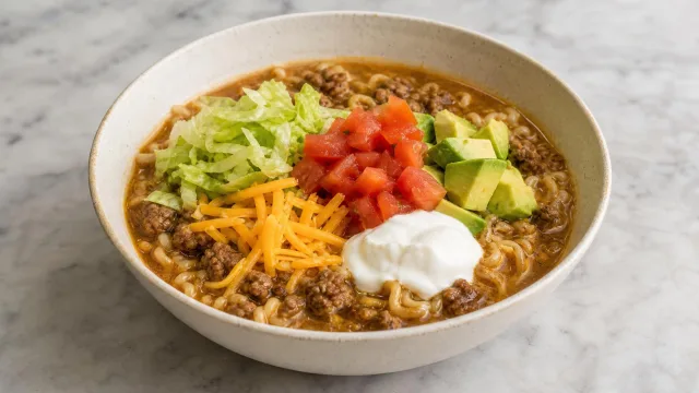 Taco Ramen Broth Bowls