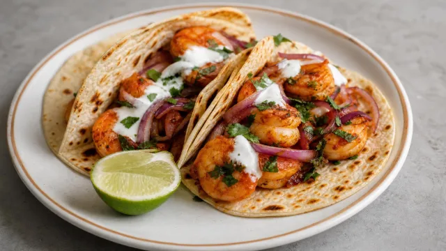 Tandoori Shrimp Tacos