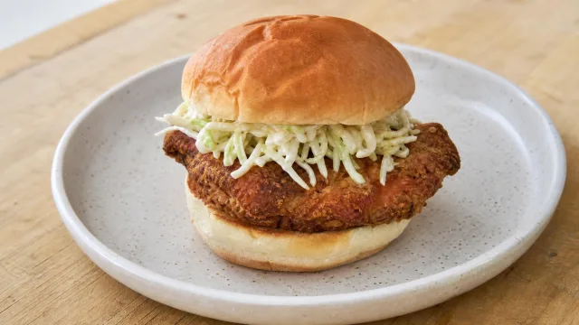 Trinidad Curry Fried Chicken Sandwich