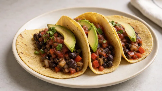 Vegan Black Bean Tacos