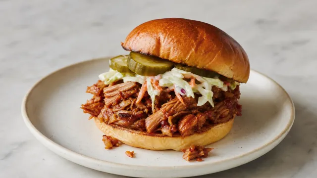 Vegan Jackfruit Pulled Pork Sandwiches