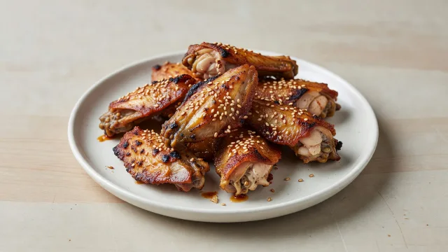 Wood-Smoked Gochujang Sesame Wings
