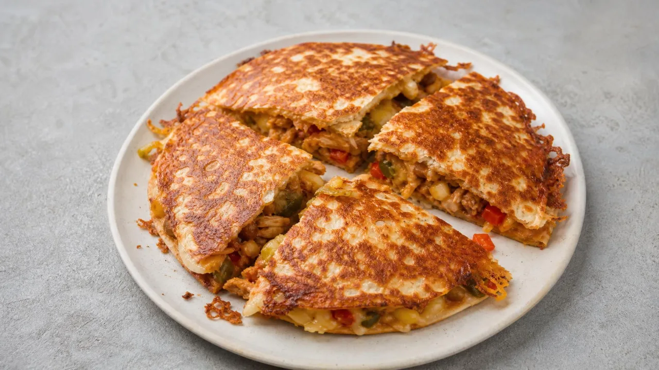 Classic Upside Down Smash Quesadilla