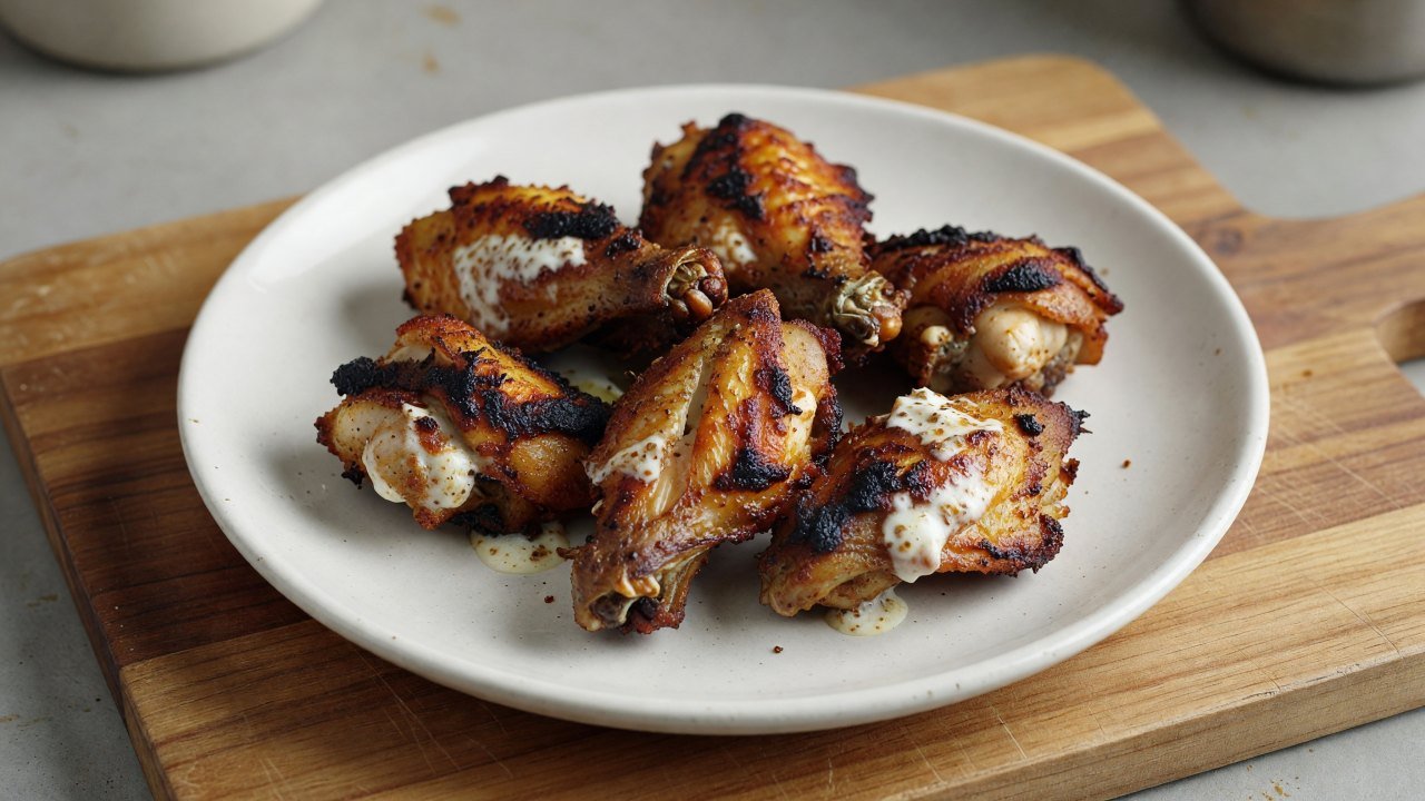 Wood-Smoked Tandoori Wings